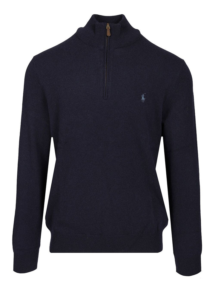 Polo Ralph Lauren Half-Zip Sweater Knitwear - Blue | c0940a4223ccf2643560738999cc262c23ad5785