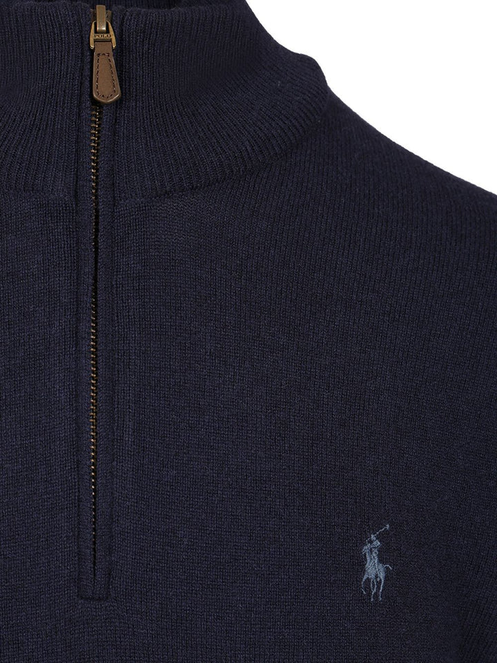 Polo Ralph Lauren Half-Zip Sweater Knitwear - Blue | 6ddfc1621c6a3a8e1e09996d227c2ef39060229c