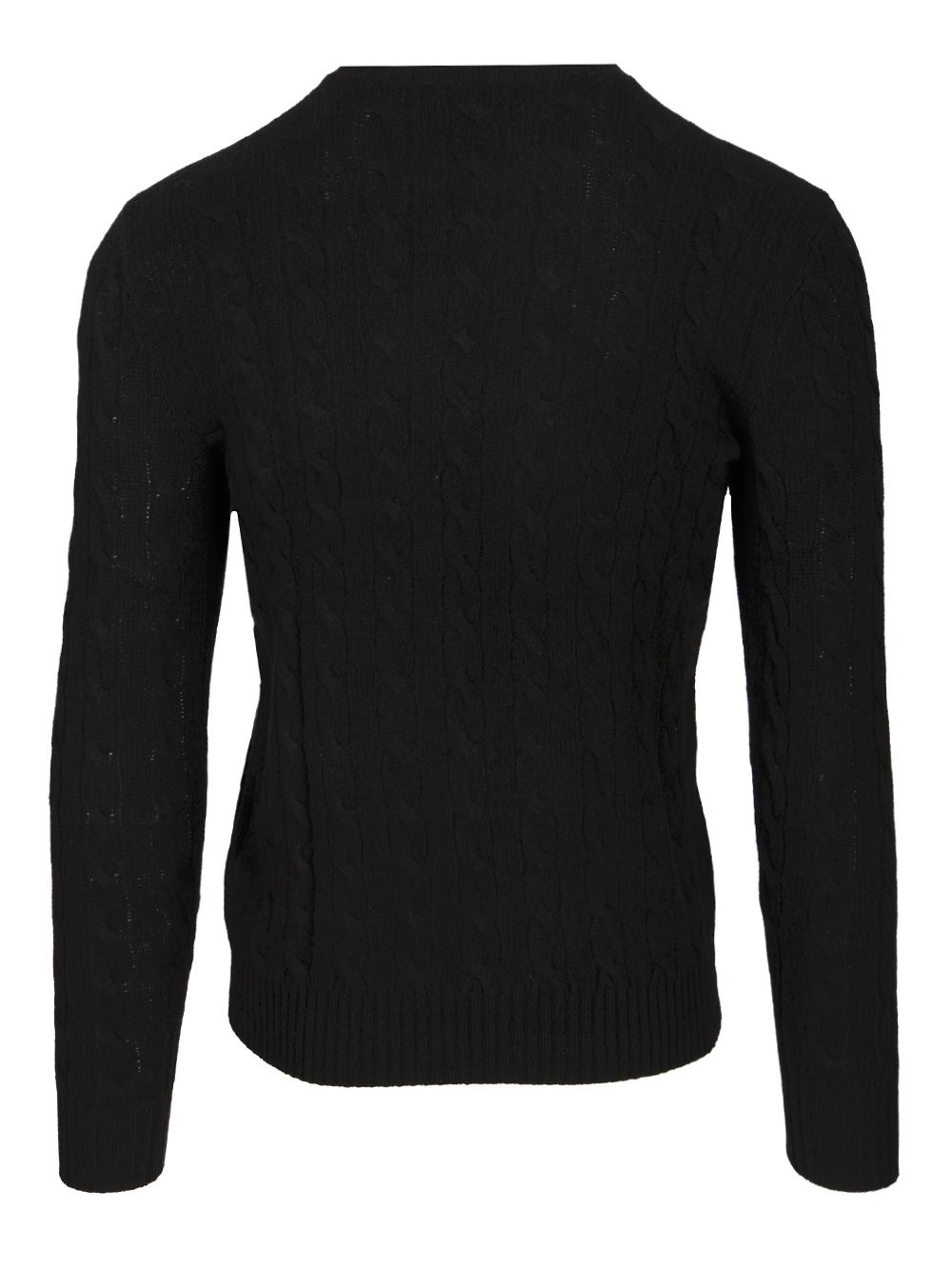 Polo Ralph Lauren Cable Knit Sweater Knitwear - Black | 34633e81ece3eb0df71fd0e77c00bf52a4b7ef64