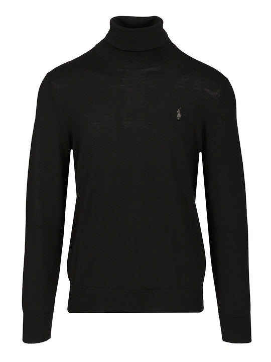 Turtleneck Sweater Knitwear Black