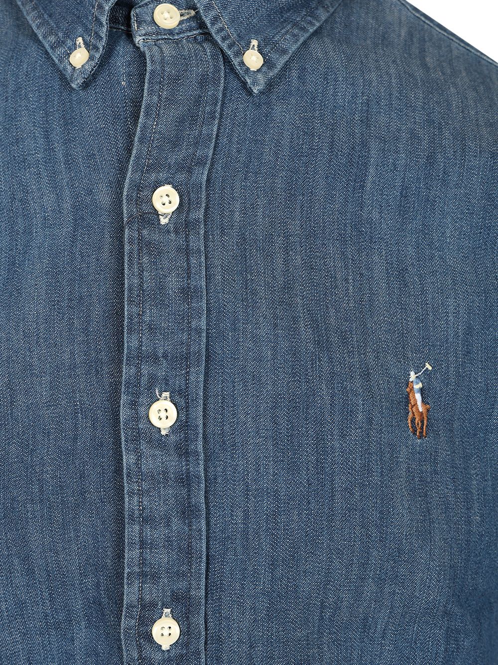 Polo Ralph Lauren Denim Shirt Shirts - Blue | b1c741e1da99c59c959c939ae42e032ff84e9ce5