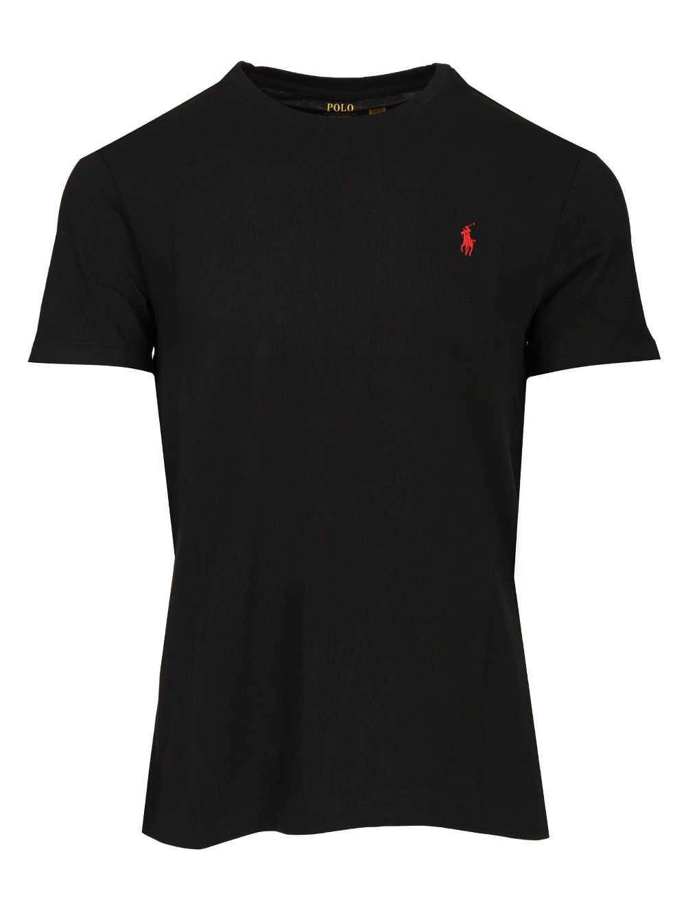 Polo Ralph Lauren Crew Neck Cotton T-Shirt - Black | 93998df6c649dc4b092a912e4e26f08c7412c409