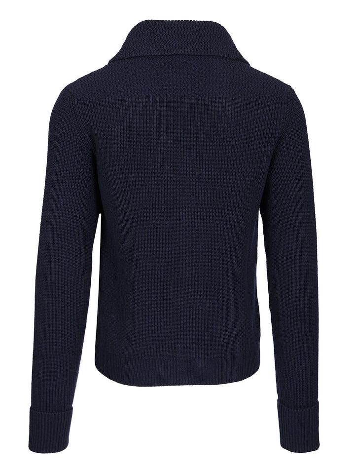 Tom Ford Cashmere Cardigan Knitwear - Blue | 0bea128e3fe8cf55a4a8b5b66f63406bb7b8289b