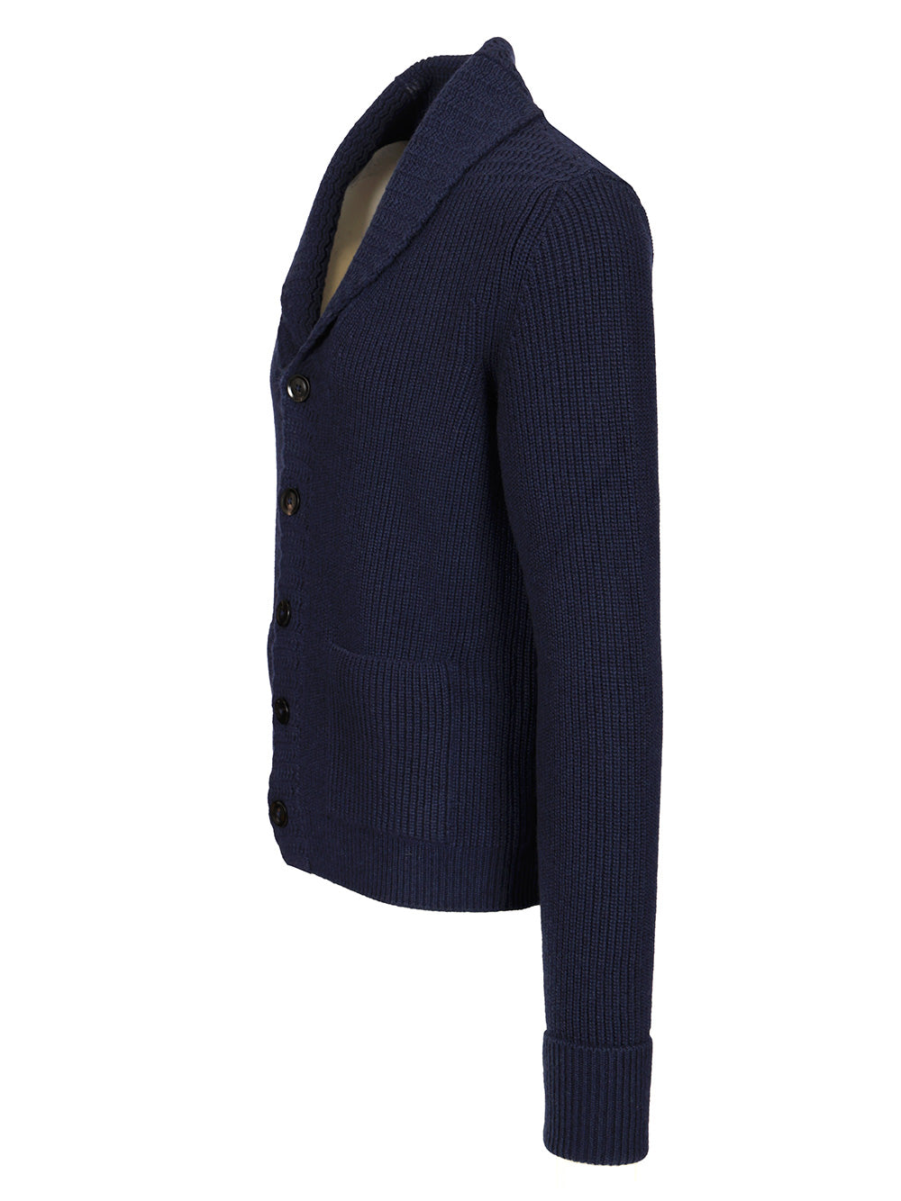 Tom Ford Cashmere Cardigan Knitwear - Blue | 9cca954ff46c5dc60b1b5e86253dc4369bd7cb65