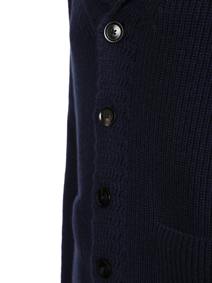 Tom Ford Cashmere Cardigan Knitwear - Blue | 9327563b7ce436725fd0c69f9116c4ce8f7eae58