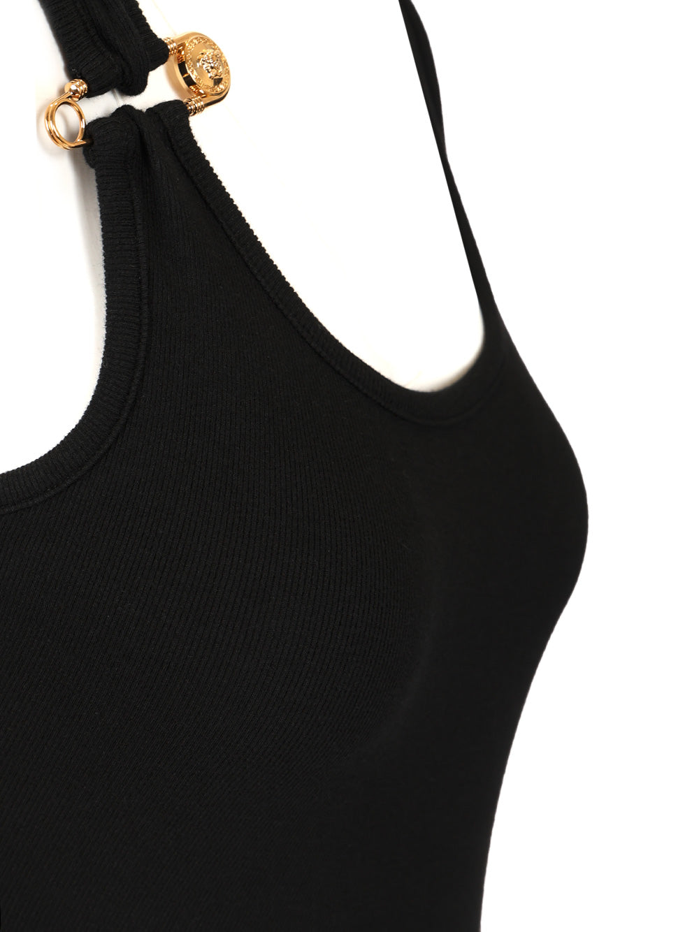 Versace Safety Pin Dresses - Black | 64c682060ccd042063484cf6ae54c263d7d8253f