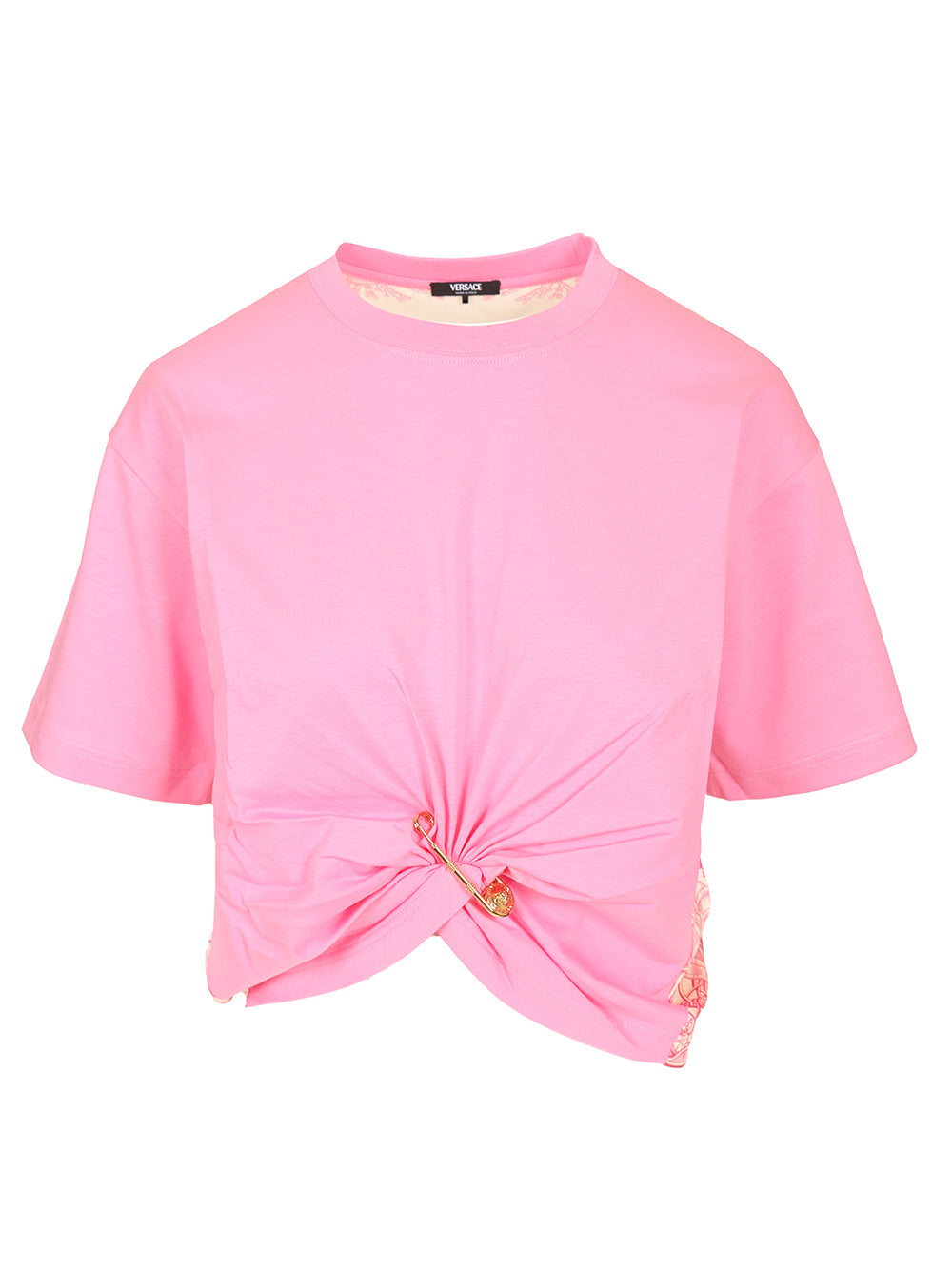 Versace Cotton Jersey T-Shirt - Rose | 7e5a0dba6bfe96ae7b75d01726c64bcbb95af729