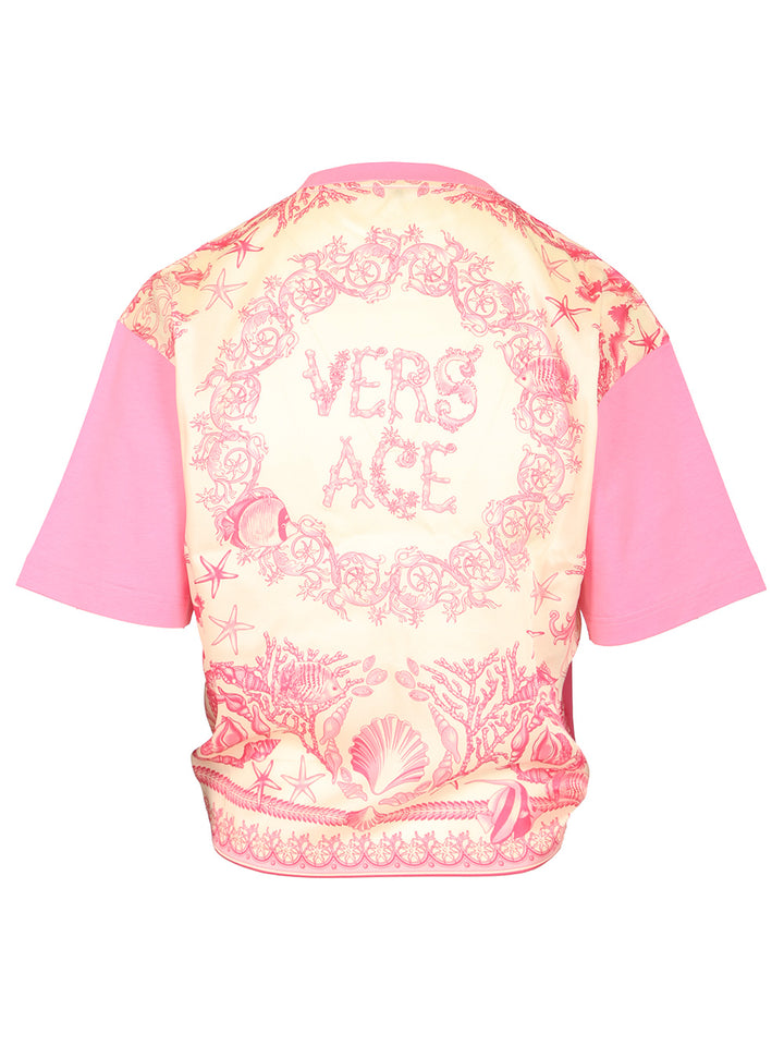 Versace Cotton Jersey T-Shirt - Rose | eab3b36c73eb94c7dbde29ef21b9ad86d10e6e44