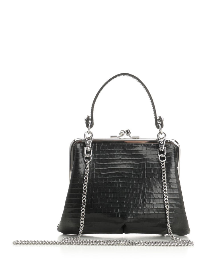Vivienne Westwood Granny Frame Purse Handbags - Black | f693c07e153657baa4bad548887f1a12d8d7b7a5