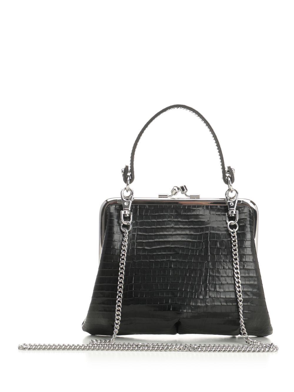Vivienne Westwood Granny Frame Purse Handbags - Black | f693c07e153657baa4bad548887f1a12d8d7b7a5