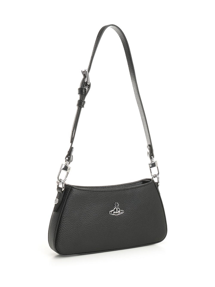 Vivienne Westwood Tasha Shoulder Bags - Black | b4f9ed0bd0d53084bed646330b337cb2e9a7eb4b