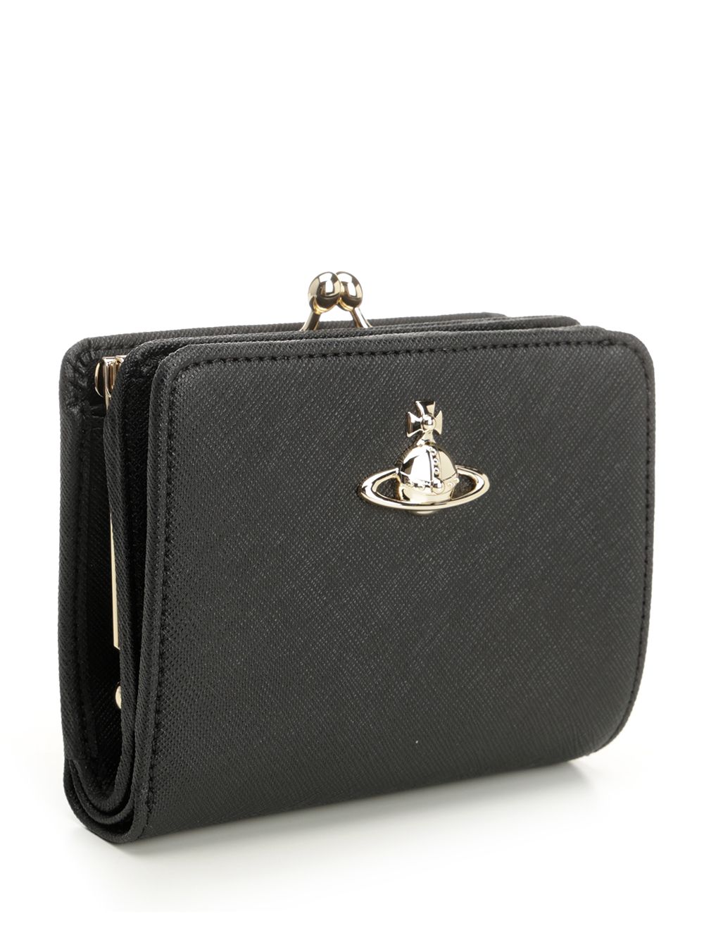 Vivienne Westwood Wallet With Snap Closure Wallets - Black | e8d55faa2ca3ae068b82f7c8ba8f91fbfb274f25
