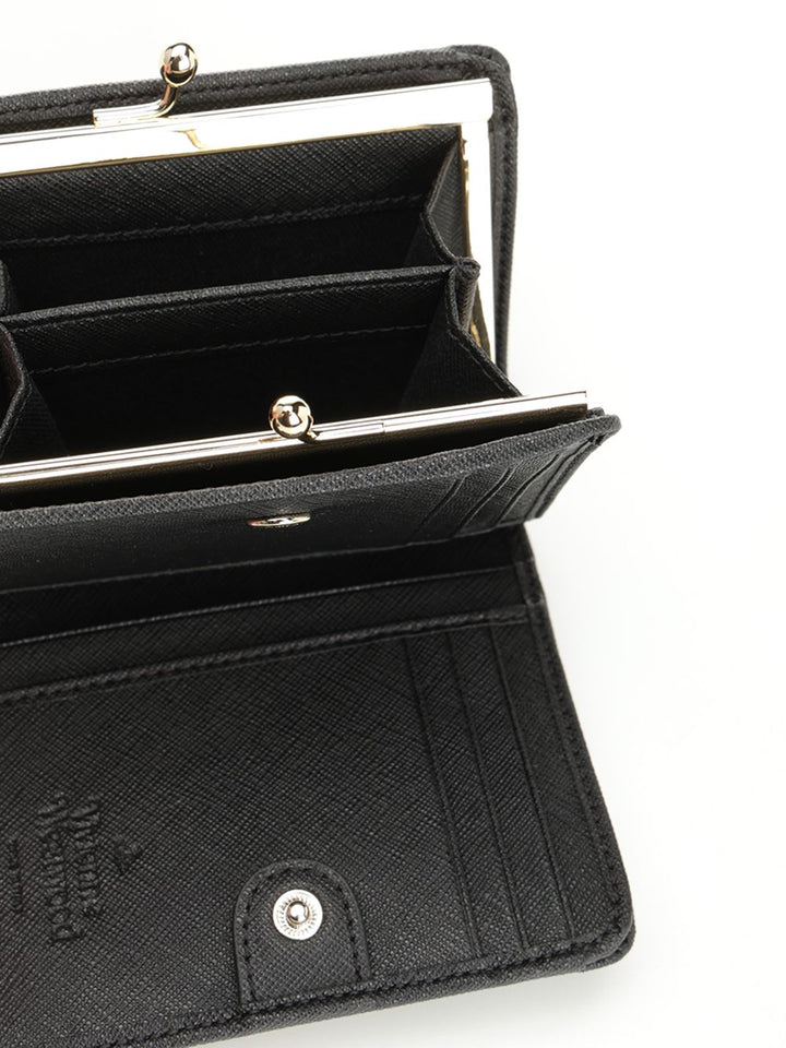 Vivienne Westwood Wallet With Snap Closure Wallets - Black | 64ad04d2bd280c2298fd47f3f7b9858ba17824a3