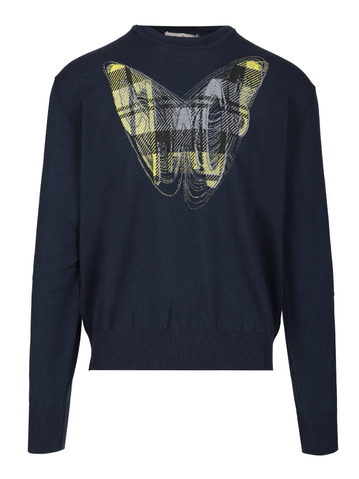 Vivienne Westwood Chaos Knitwear - Blue | 7eed76447d84f9233274e8f932c0919aebae393f