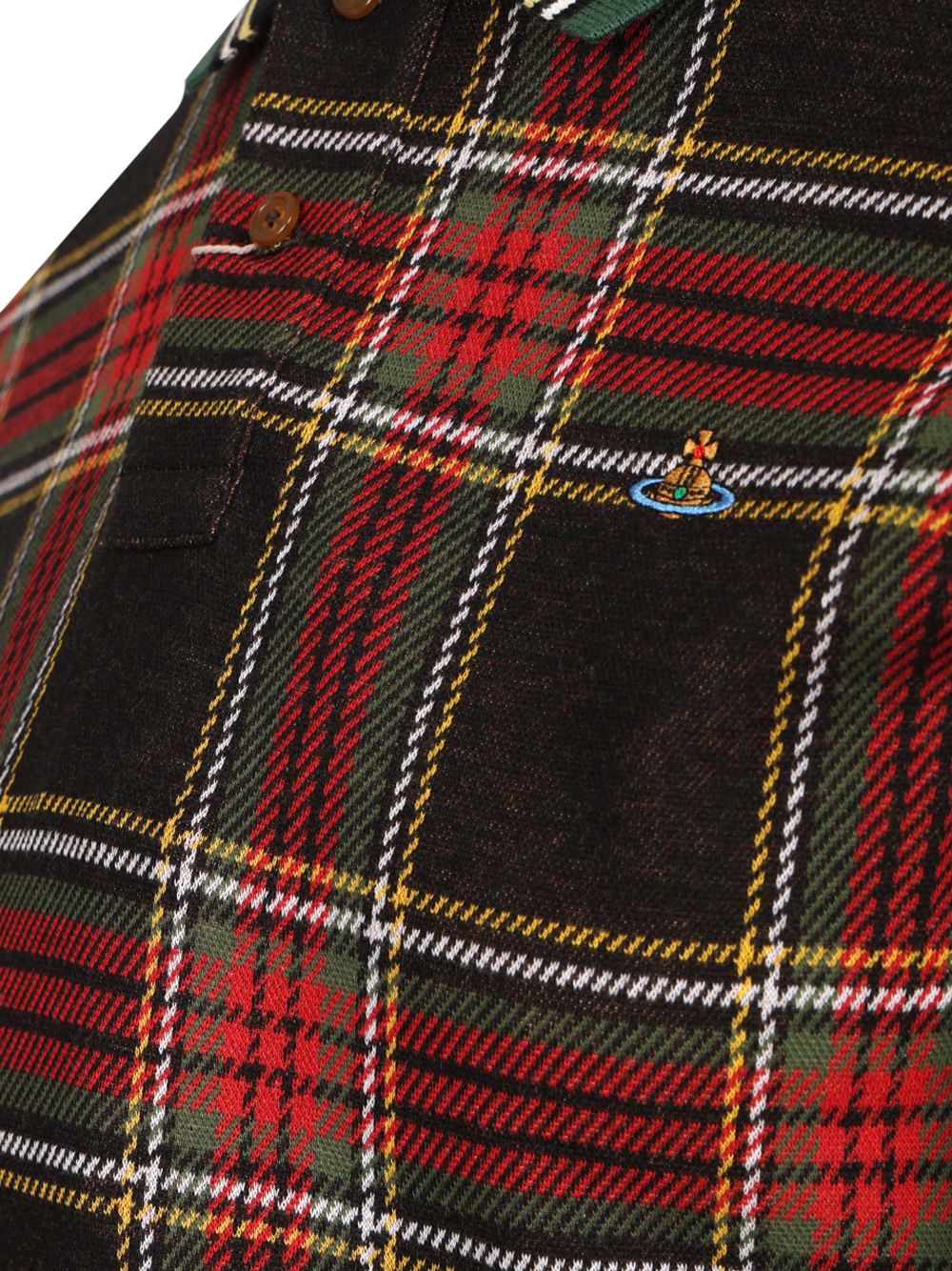 Vivienne Westwood Tartan Polo Polo shirt - Red | 3ea1775e5250ff2d6d0d077986334e5521775541