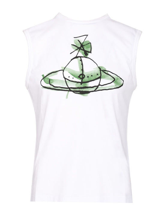 Sleeveless T-Shirt White
