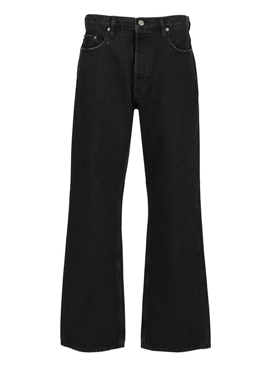 One Wash Denim Jeans Black