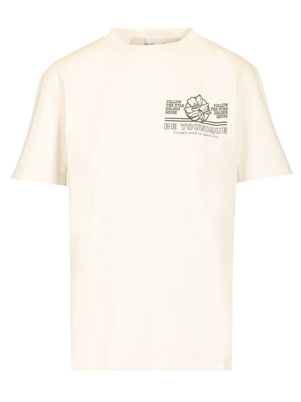Golden Goose Deluxe Brand Cotton Jersey T-Shirt - White | c5e934af7f6b2c693ae45a2e4a8968628213c21c