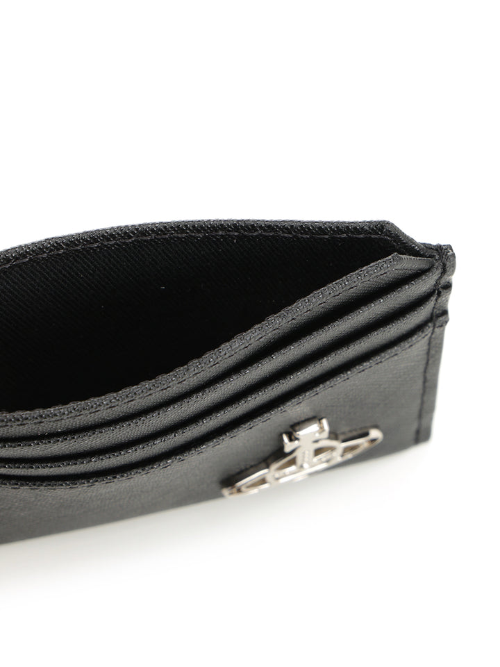 Vivienne Westwood Card Holder Orb Small leather goods - Black | 7bff9ccabd9048fa1a1270620ebb8b150c3587c9