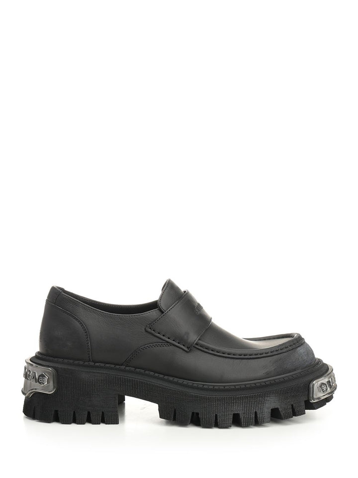 Balenciaga Tractor Lace-Up Shoes - Black | 069d16f394decece48338f7e5149d9ed9a45d273