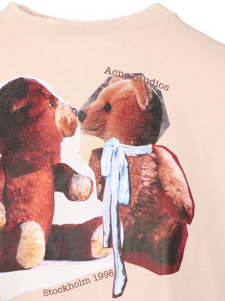 Acne Studios Printed Layered T-Shirt - Rose | a8becd8d9c9afa5a27b3856ce88cdd500b5d2f61