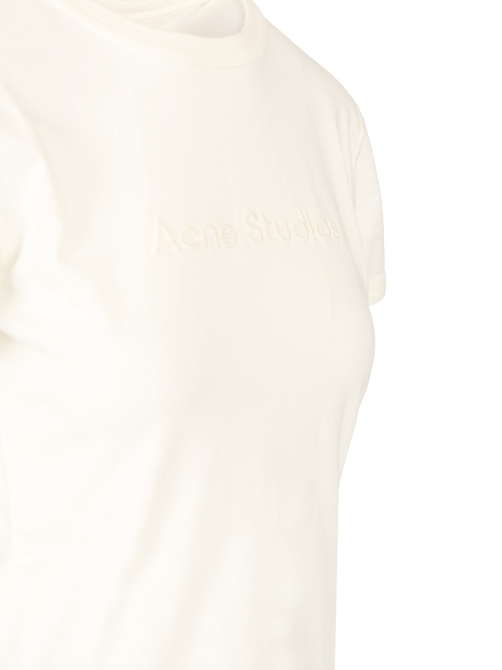 Acne Studios Organic Cotton T-Shirt - White | 7f1833b75a85801b52656e712ea74f6525090b14