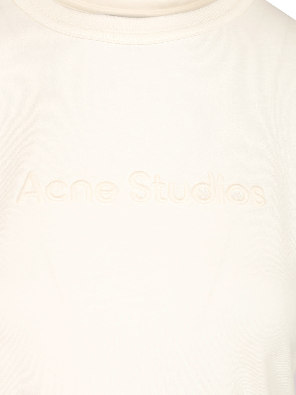 Acne Studios Organic Cotton T-Shirt - White | 5109aea05f0febef84fdc0c4470ace172a85e555