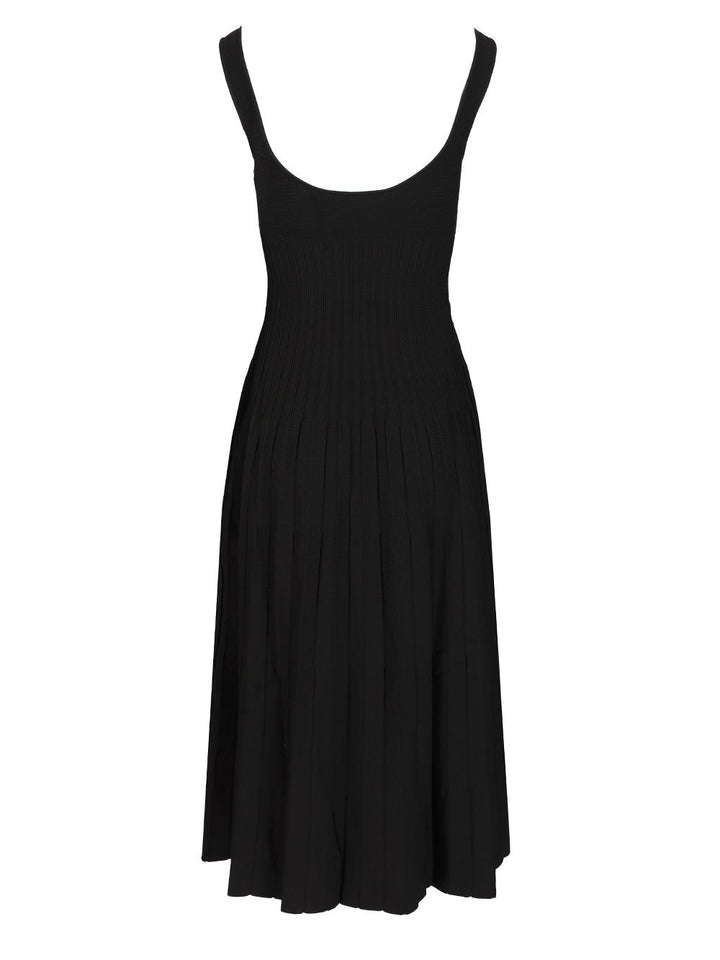 Staud Ellison Midi Dress Dresses - Black | e003c28b69b4f29159c8b8119e9f5520fb3e0a03