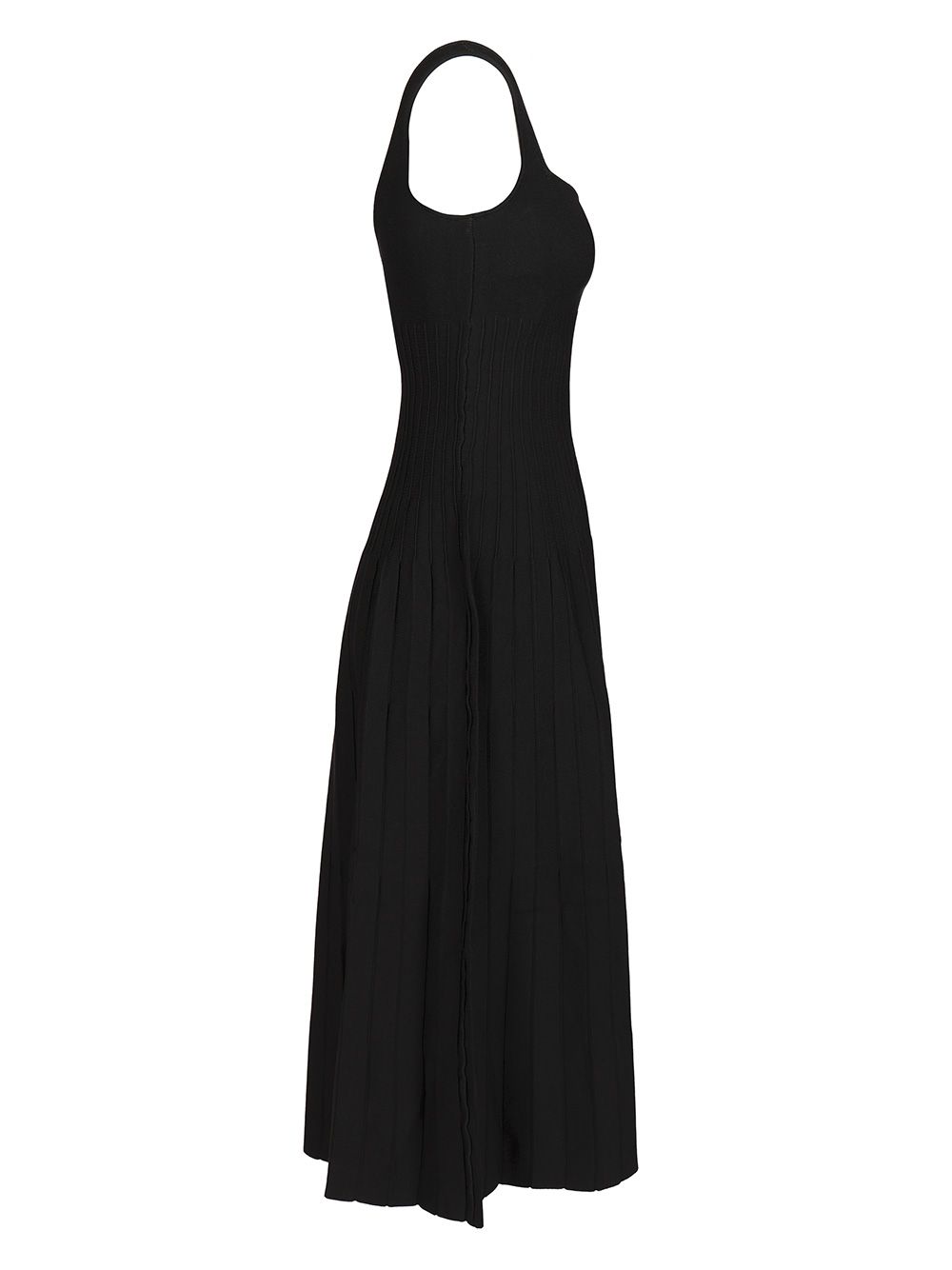 Staud Ellison Midi Dress Dresses - Black | b32c5da7936c0f5e4420454cce3ebf81d53391ff