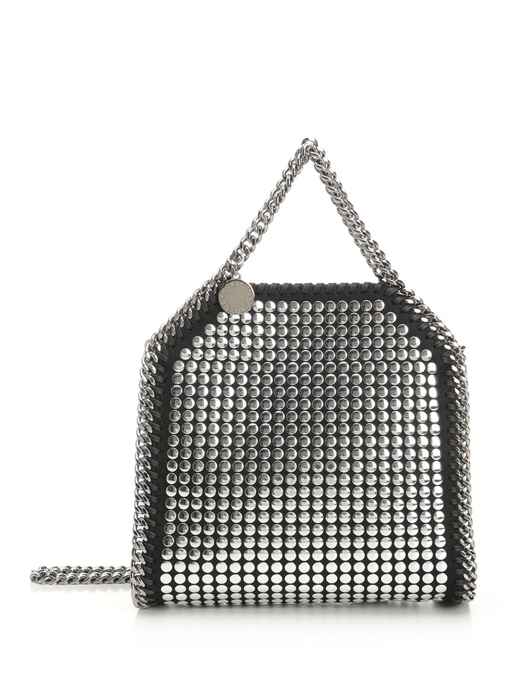 Stella Mccartney Falabella Tiny Crossbody Bags - Black | bc2a780cbf317314ec2640cd20b06eb45d85f424