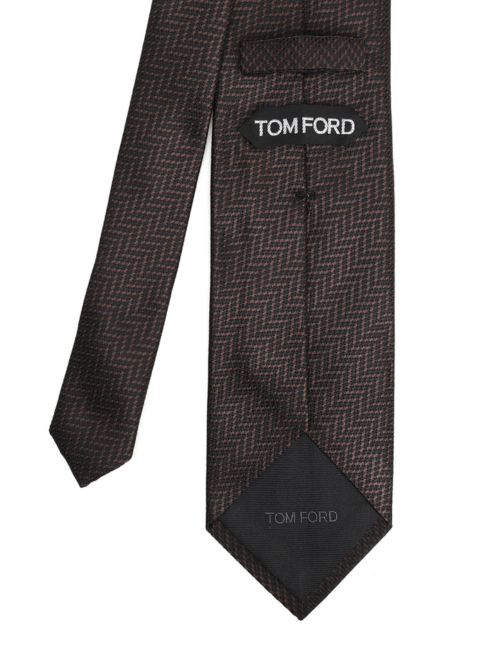 Tom Ford Silk Tie Ties And Bow Ties - Brown | 6a0ffef524012f1254819aaa002840cc9ece222d