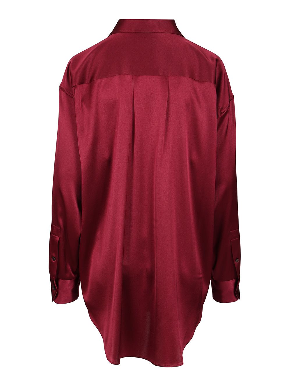 Tom Ford Stretch Silk Satin Shirt Shirts - Red | c9d90293c68307acd56d476bd3ac237a68a8bb35