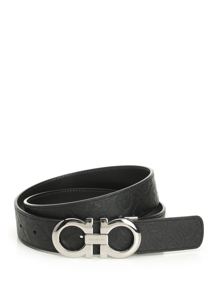 Ferragamo Reversible Leather Belt Belts - Black | a07fbd92b94652c622b554446782926e692a8e93