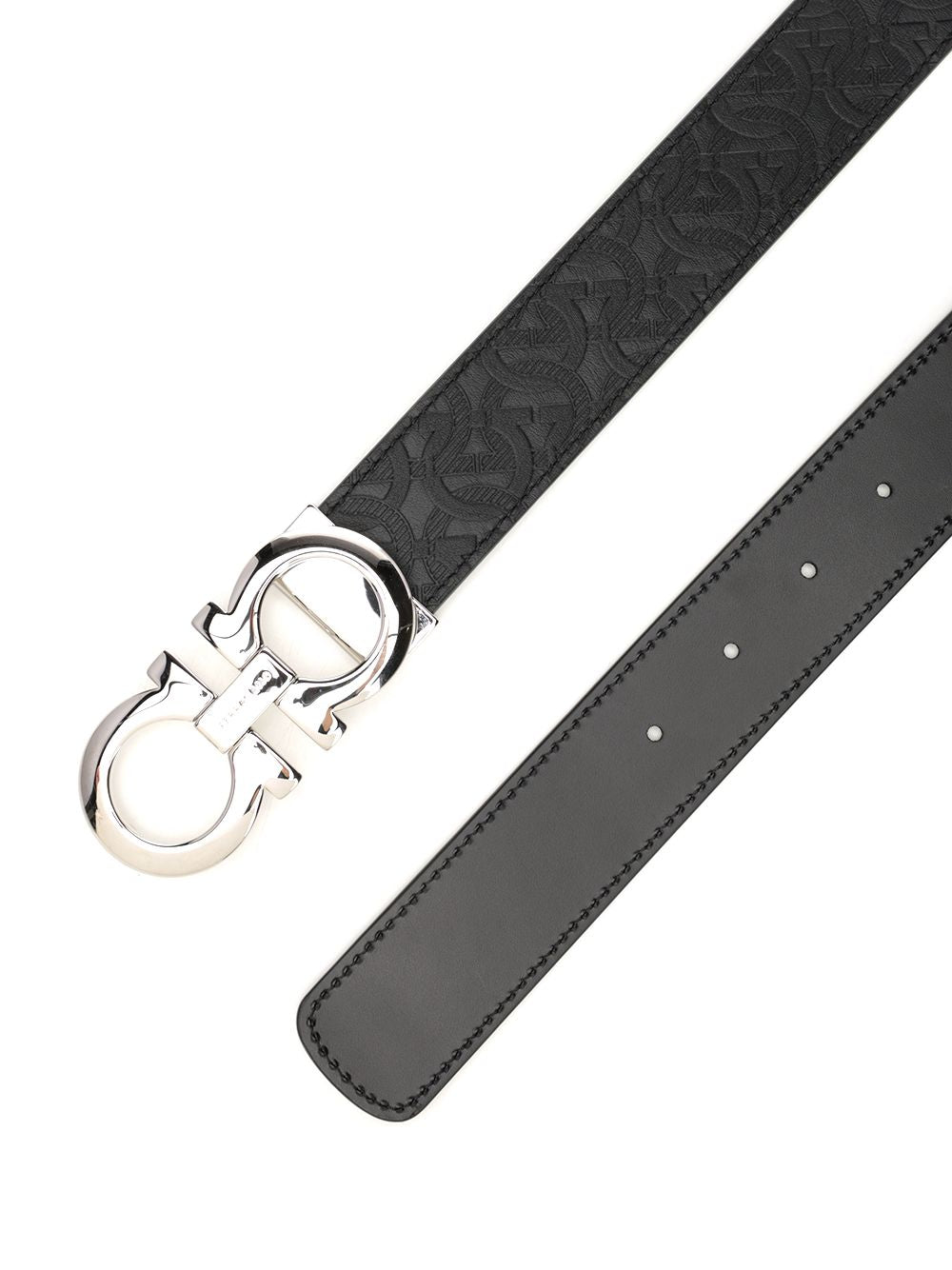 Ferragamo Reversible Leather Belt Belts - Black | e866d18baea031ea7e026b530fe9b6d496186fe5