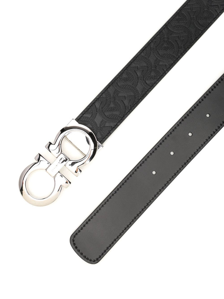 Ferragamo Reversible Leather Belt Belts - Black | e866d18baea031ea7e026b530fe9b6d496186fe5