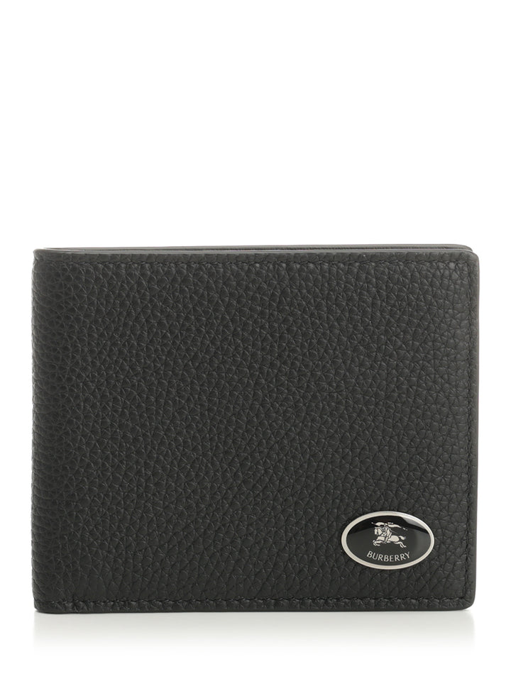 Burberry Logo Plaque Bifold Wallet Wallets - Black | cd5e2cae10e1d8b135fa47832919a5595b66025c