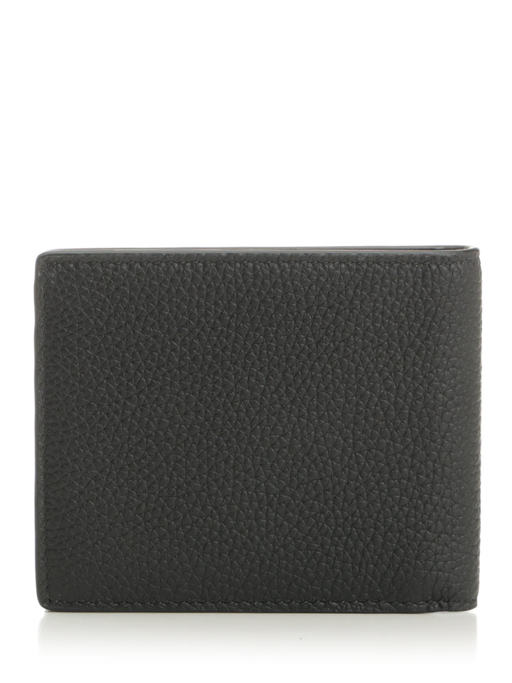 Burberry Logo Plaque Bifold Wallet Wallets - Black | 72578e6283abf7caa62e7563217b1a77060dfbbf