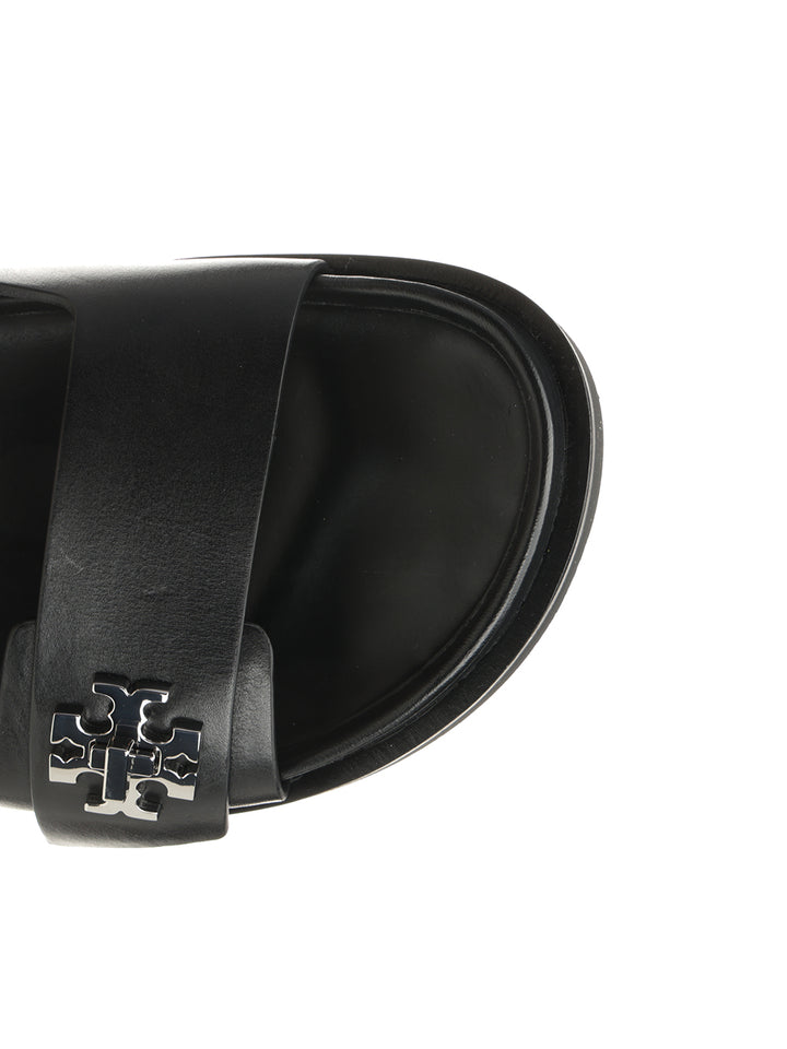 Tory Burch Sporty Slider Sandal Scarpe basse - Black | 6342ac72a582f4bcd7942bd005b23895606dae32