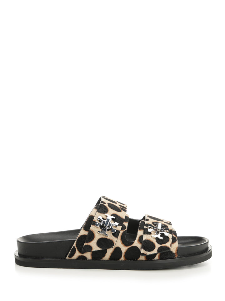 Tory Burch Sporty Slide Sandal With Twist Details Scarpe basse - Animalier | e3c25b2ad8817f3f16ff5a5e622f4181febacb01