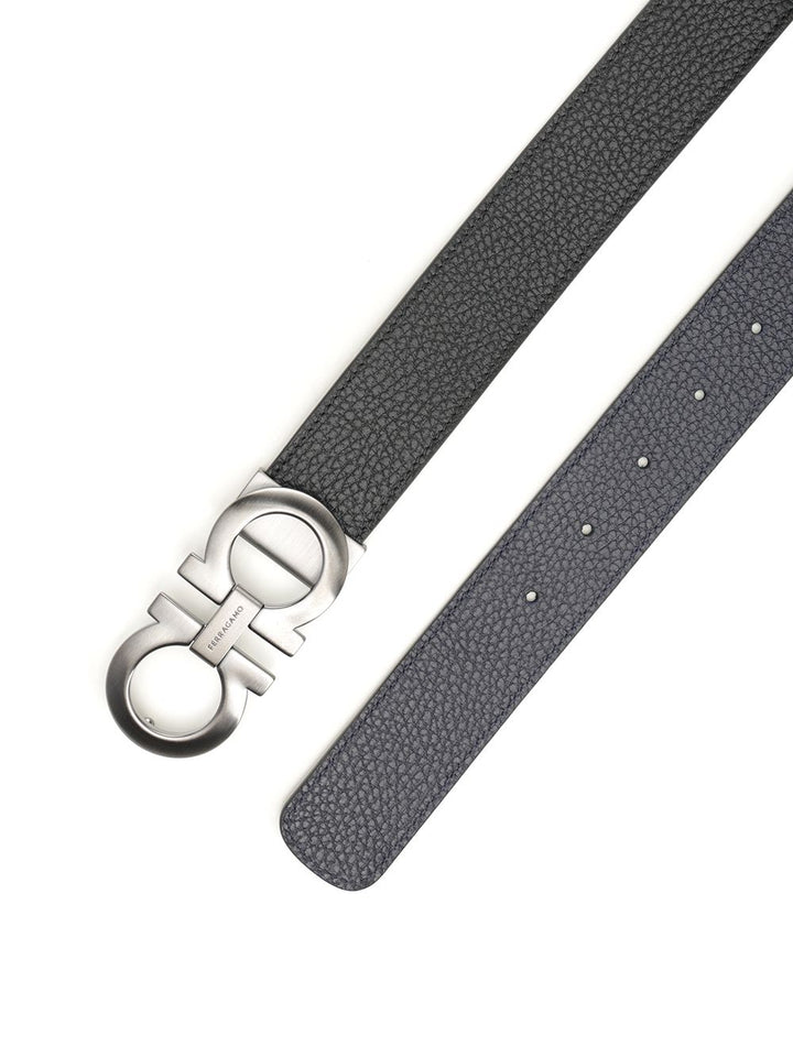 Ferragamo Reversible And Adjustable Gancini Belt Belts - Black | 8436a5316395f1c2faf507575fb48ca0dabdd3a8