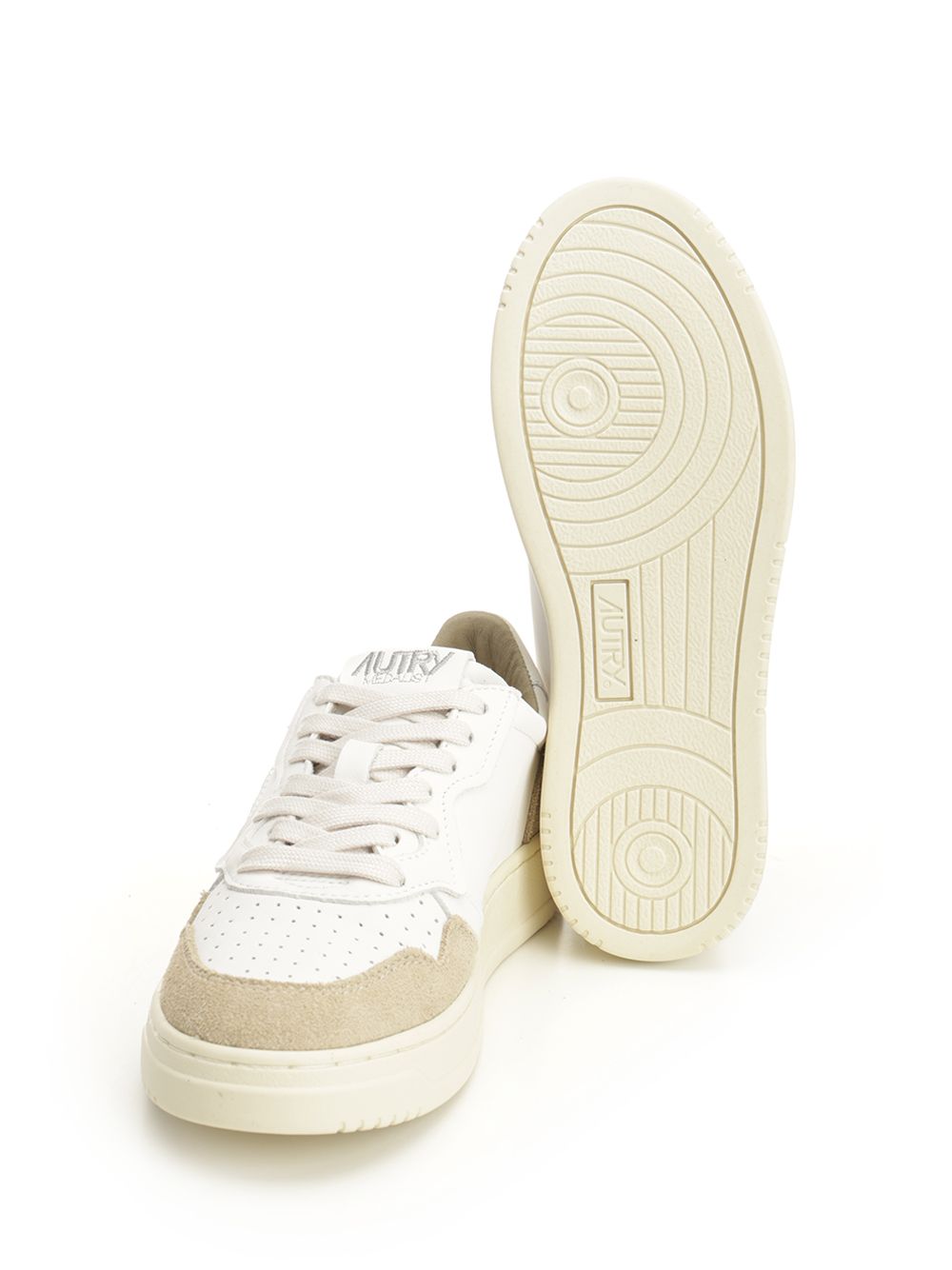 Autry  Medalist Low Sneakers - Beige | d0796fa45eacedabe574de720ea4e31f48563a4b