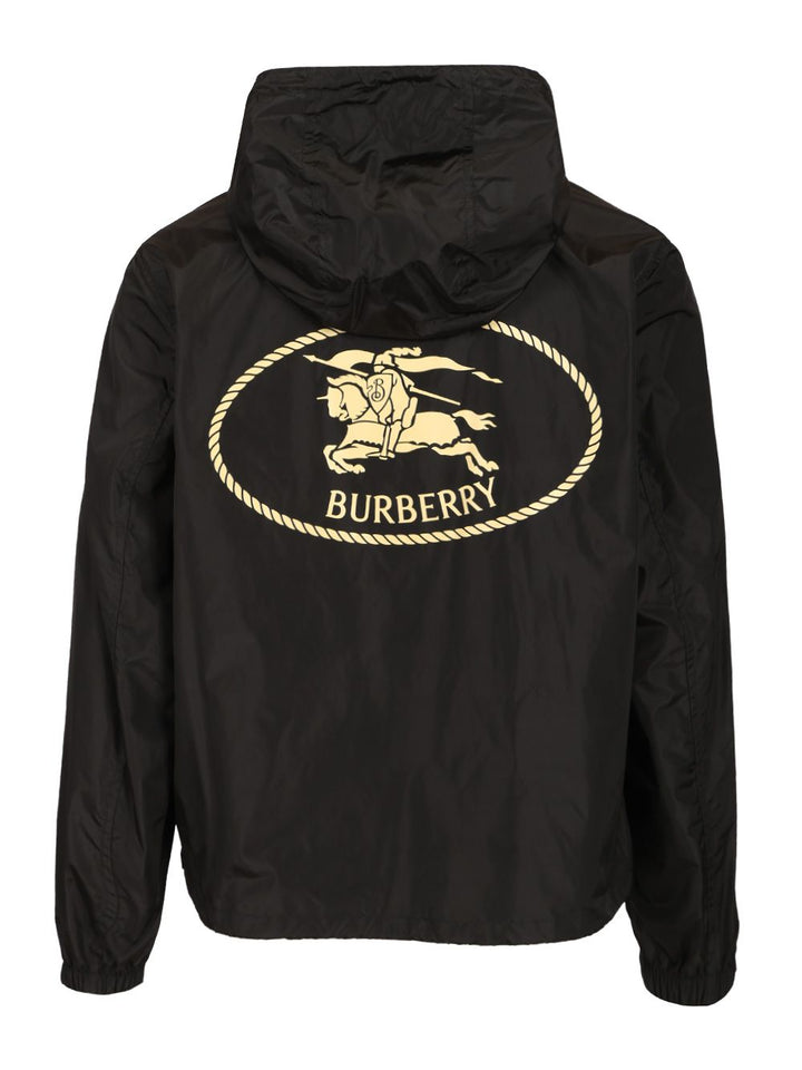 Burberry Burberry Knight Stamp Nylon Jacket Jackets - Black | df26d34c665a5e91eeb39b7ce1d80a2ef9659dd3