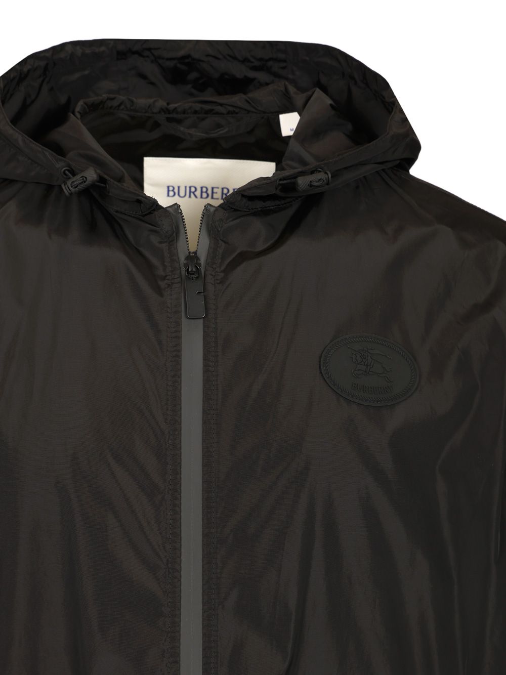 Burberry Burberry Knight Stamp Nylon Jacket Jackets - Black | c9dafd1baeba0c491e313bf181d426676a55863b