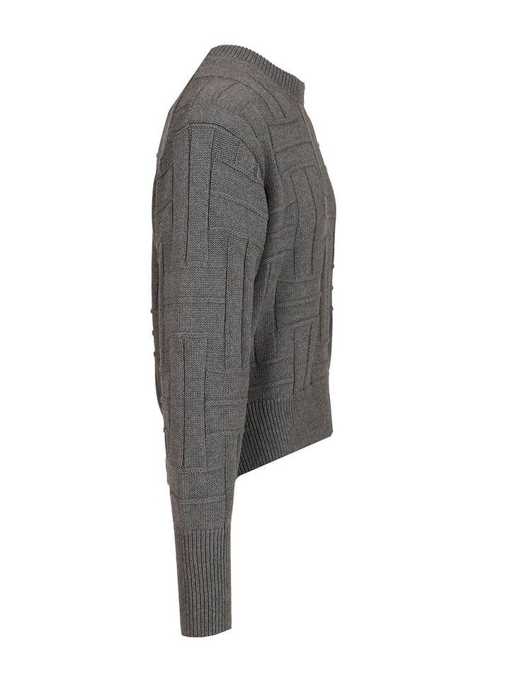Kenzo Kenzo Weave Knitwear - Grey | d8c9939fa3844b18d8255c9e36181e5890683b49