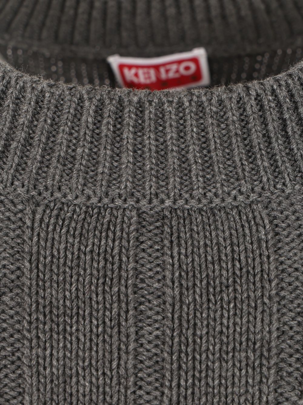 Kenzo Kenzo Weave Knitwear - Grey | 12a3821539af1cbc68403bf062c2b942ef3b6dbe