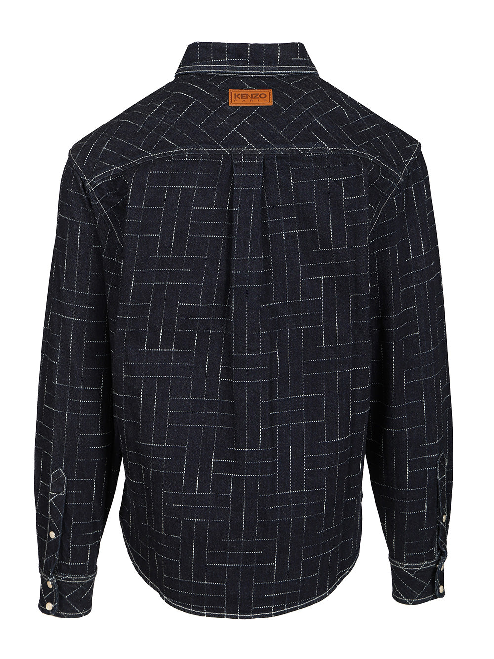 Kenzo Weave Shirts - Blue | 54770e592a5733f8f5b80c9cb73bfc4ab4a8dce1