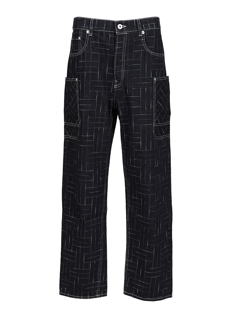 Kenzo Weave Jeans - Blue | 8afaa538167ce39e9e6ce3add18252091709cd56