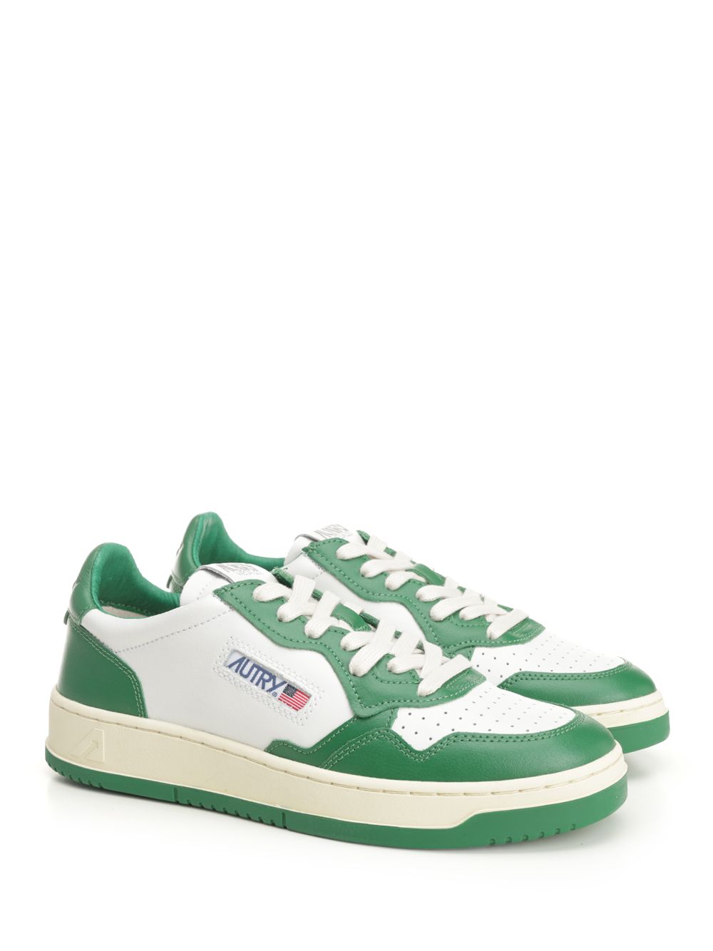 Autry  Medalist Low Sneakers - Green | 041a0fd680f9656416a8ca93c776f74dcee1307b