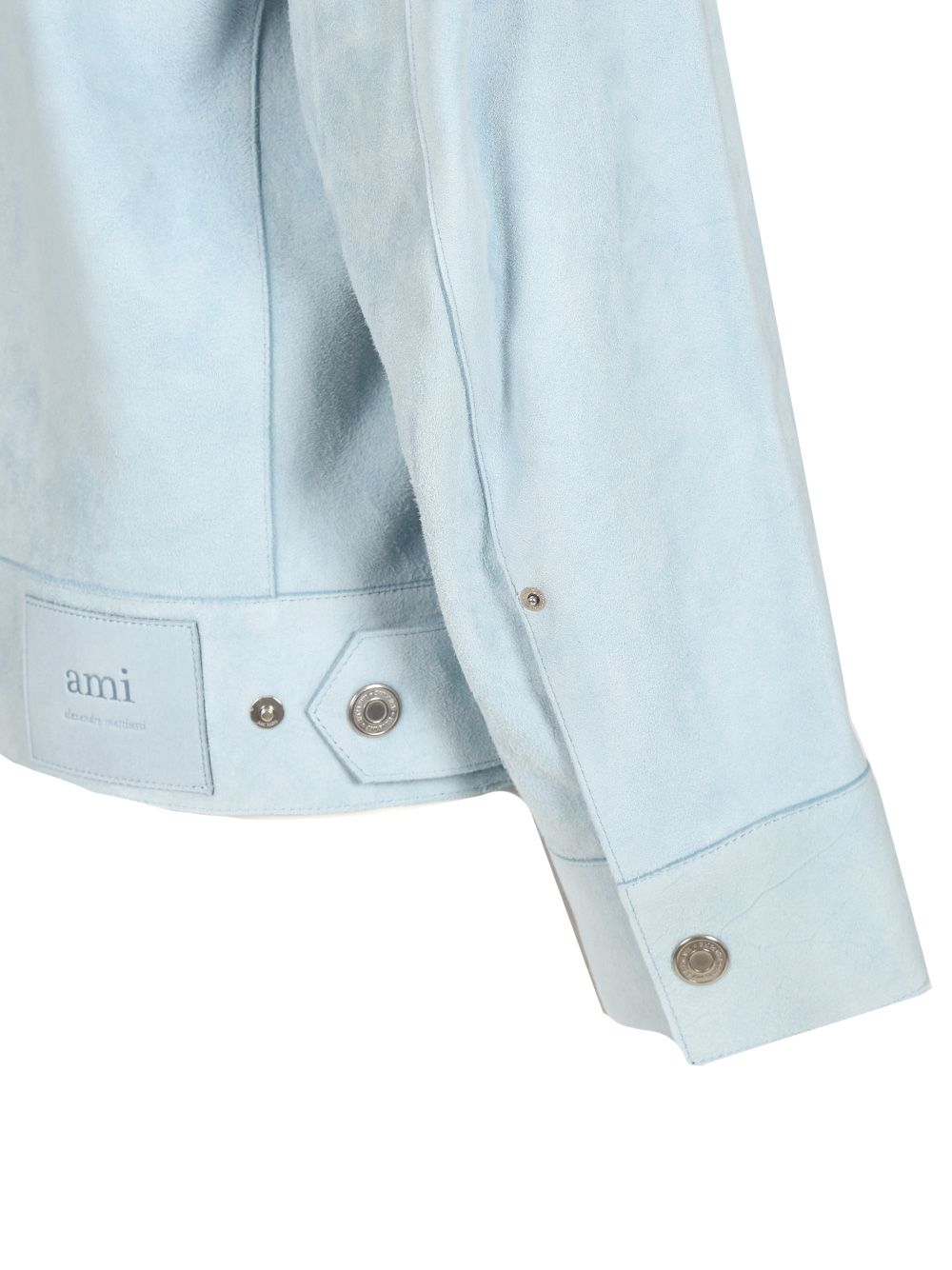 Ami Suede Jacket Shirts - Light blue | 83c017c731efb5fc77a1eda9adafa5f7a5e839eb