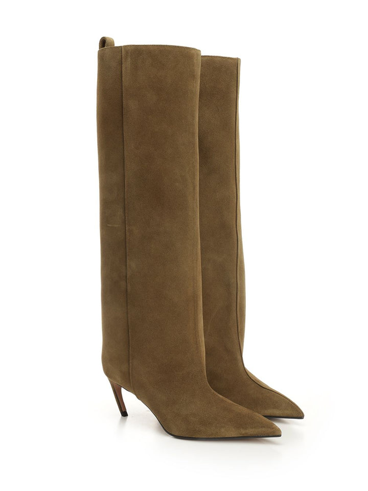 The Attico Lea Boots - Green | e6fe172e1b60550abb361353e9eae7fc75ee1b6d